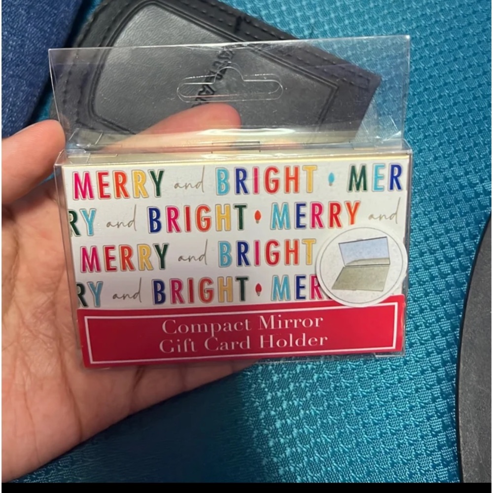 Compact Mirror Gift Card Holder